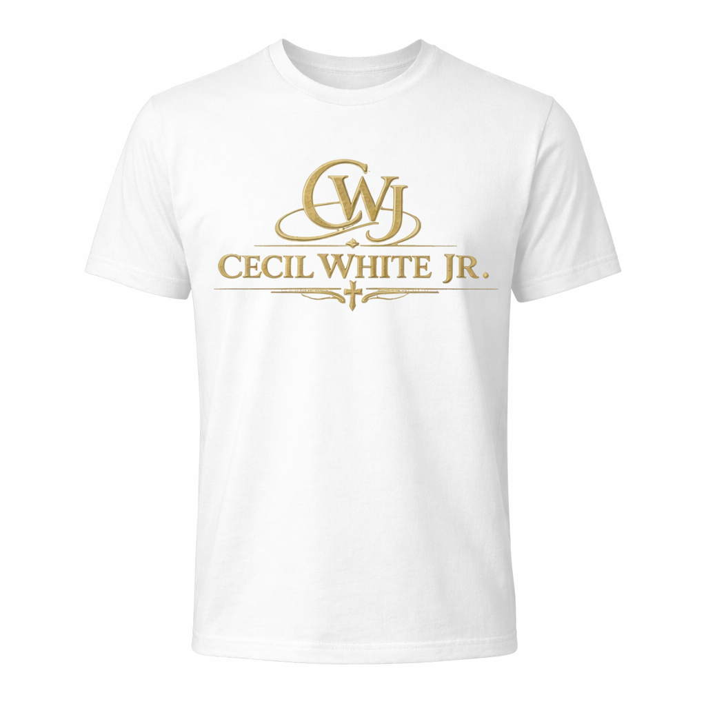 CWJ Cecil White Jr. White T-Shirt